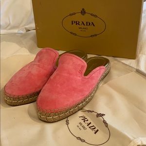 Women’s Prada Suede pink Slides